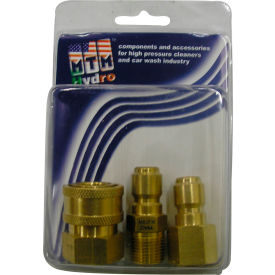 4200 psi 3/8" Brass Quick Coupler and Plug Pack