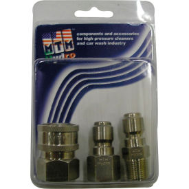 7500 psi 1/4" Stainless Steel Coupler and Plug Pack