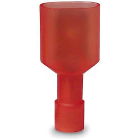 Fully Insulated Disconnect, M, 22-18 Awg, 0250" Tab, Red - 15 pk.