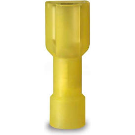 Fully Insulated Disconnect F, 12-10 Awg, Yellow, 250" Tab - 50 pk.