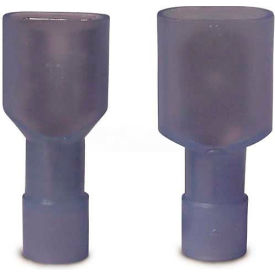 Fully Insulated Disconnect, M/F Pairs, 16-14 Awg, Blue, 250" Tab - 100 pk.