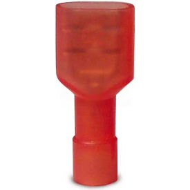 Fully Insulated Disconnect F, 22-16 Awg, Red, 250" Tab - 100 pk.