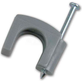 Coax Staple, 7/16", Gray - 15 pk.