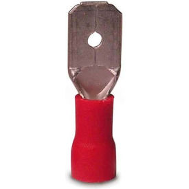 Disconnect M, 22-18awg, 250" Tab, Red - 18 pk.