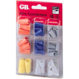 Slide Card Kit With 32 Assorted Wire Connectors - 32 pk