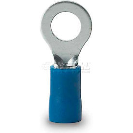 Ring Terminal, 16-14awg, 8-10 Stud, Blue - 22 pk.