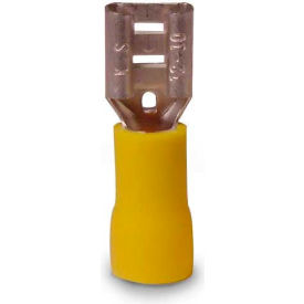 Disconnect F, 12-10 AWG, 250" Tab, Yellow - 16 pk.