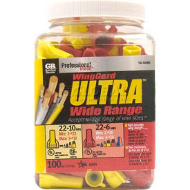 16-8486M 80/80 Jar, Red & Yellow WingGard Ultra Connectors - 160 pk.