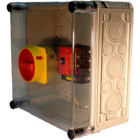Enclosed Disconnect Switch; 125A,3 Pole + Ground Terminal, Poly Impact Res, IP66, N4X, UL Certified