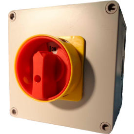 Enclosed Disconnect Switch; 40A, 3 Pole + Ground Terminal, Poly Impact Res, IP66, N4X, UL Certified