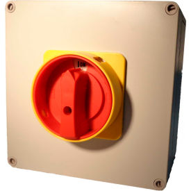 Enclosed Disconnect Switch; 80A, 3 Pole + Ground Terminal, Poly Impact Res, IP66, N4X, UL Certified