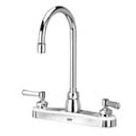 Kitchen Sink Faucet With 5-3/8" Gooseneck and Lever Handles - Lead Free