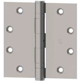 Full Mortise, Five Knuckle, Ball Bearing, Standard Weight Hinge 4.5" X 4.5" Us32d