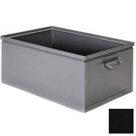 Steel Bin 1-853 - 12"W x 20"L x 10"H Stackbox, Black