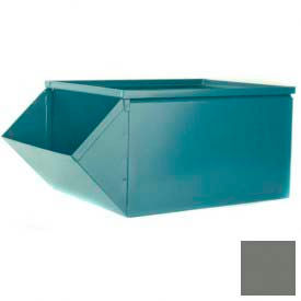 15"W x 24"D x 11"H Steel Bin, Gray
