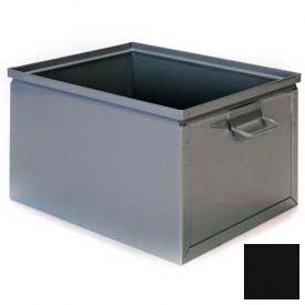 Steel Bin 1-6SX - 18"W x 30"L x 12"H Stackbox, Black