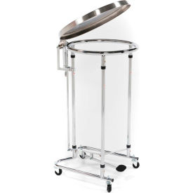 Tilt-Top Foot Operated Hamper, 19-5/8"D x 36"H