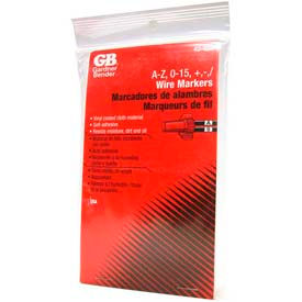 Wire Marker Booklet, A-Z, 0-15, Symbols