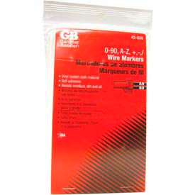 Wire Marker Booklet, A-Z, 1-90, Symbols