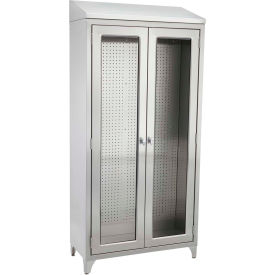 Freestanding Medical Storage Cabinet, 35-5/8"W x 16"D x 76"H