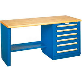 8' Modular Drawer Bench - One Modular Cabinet, Blue