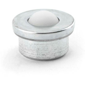 5/8" Nylon Ball Carbon Steel Machined Drop-In Ball Transfer