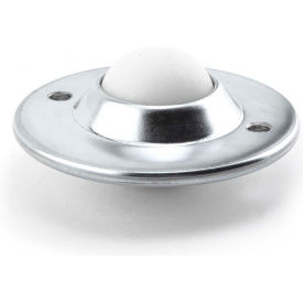 1-1/2" Nylon Ball Carbon Steel Low-Profile Flying Saucer Ball Transfer