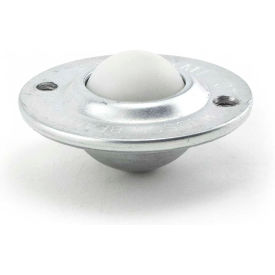 1" Nylon Ball Carbon Steel Low-Profile Flying Saucer Ball Transfer