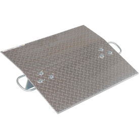 Aluminum Hand Truck Dock Plate - 30"W x 24"L - 500 Lb. Cap.