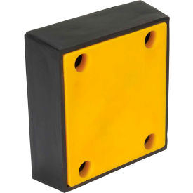 Dock Bumper, Rectangular, 12-13/16Wx11-13/16H, Yellow