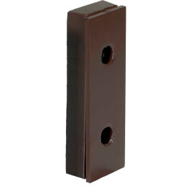 Steel Faced Dock Bumper, Rectangular, 16-1/8Wx5H, Brown