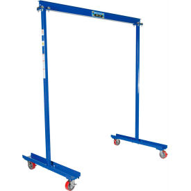 Fixed Height Work Area Portable Gantry Crane, 6'7-3/4"W x 7-13/16"H,1000 Lb. Cap.