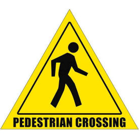 Durastripe 12" Triangular Sign - Pedestrian Crossing