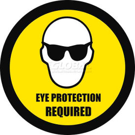 Durastripe 20" Round Sign - Eye Protection Required