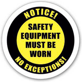 Notice!! Safety Equipment Must Be Worn No Exceptions!!