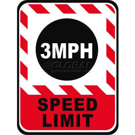 Durastripe 12"X9" Rectangle - 3 Mph Speed Limit