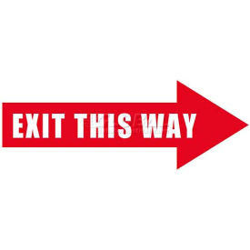 Durastripe 24X8 Arrow Sign - Exit This Way