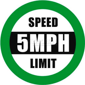 Durastripe 30" Round Sign - Speed Limit 5MPH