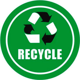 Durastripe 12" Round Sign - Recycle