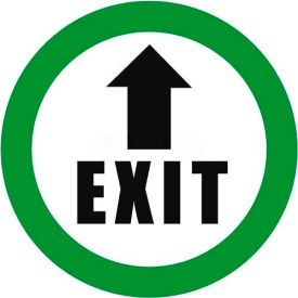 Durastripe 12" Round Sign - Exit