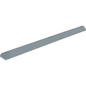 72"L x 6"W x 3-1/4"H, Gray, Recycled Plastic