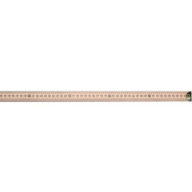 Meter Stick Ruler With Brass Ends Clear Lacquer Finish