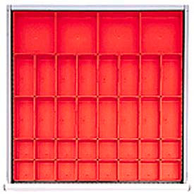 SC Drawer Layout, 48 Plastic Boxes 2" H