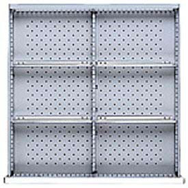 Drawer Layout, 6 Compartments 11.5"W x 5" H