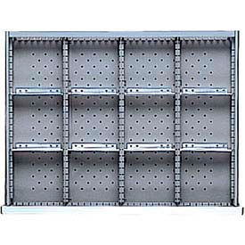ST Drawer Layout, 12 Compartments 3" H