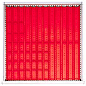 SC Layout, Slotted Groove Trays 51 Compartments 2" H