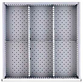 SC Drawer Layout, 6 Compartments 7.5"W x 3" H