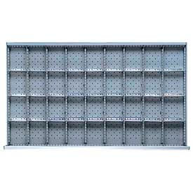 MW Drawer Layout, 36 Compartments 3" H