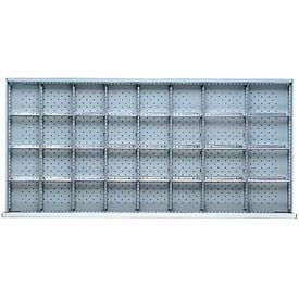 DW Drawer Layout, 32 Compartments 3" H