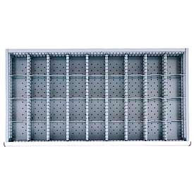 HS Drawer Layout, 36 Compartments 5" H